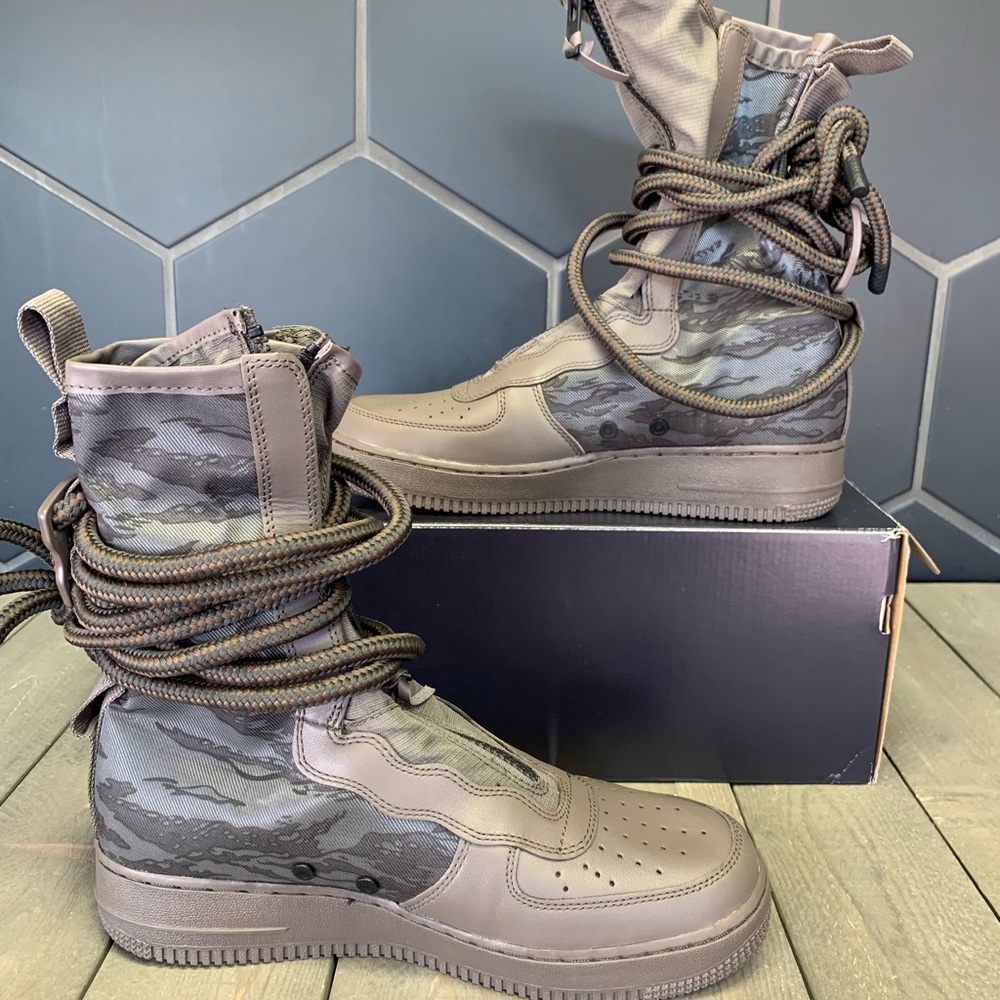New Nike SF Air Force 1 High Ridgerock Boots Brown - Picture 2 of 5